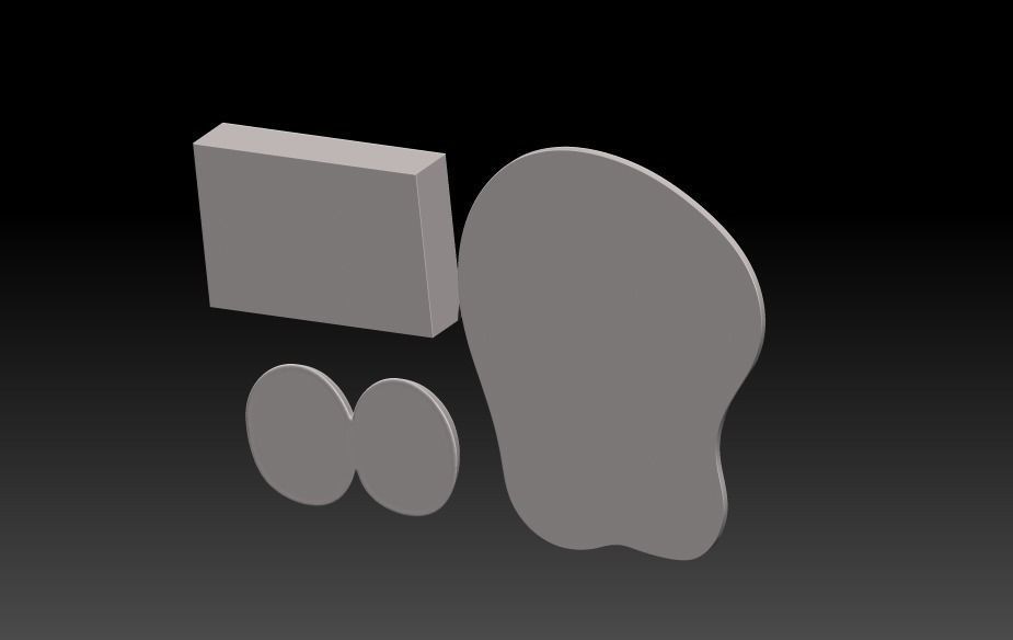 OPPAI MOUSE PAD BOOBA MOUSE PAD KIT DIY 3D print model_5