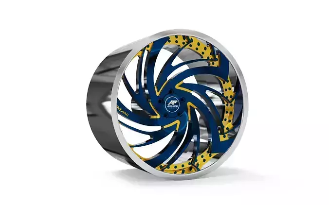 AMANI FORGED Original Quando WHEEL 3D MODEL