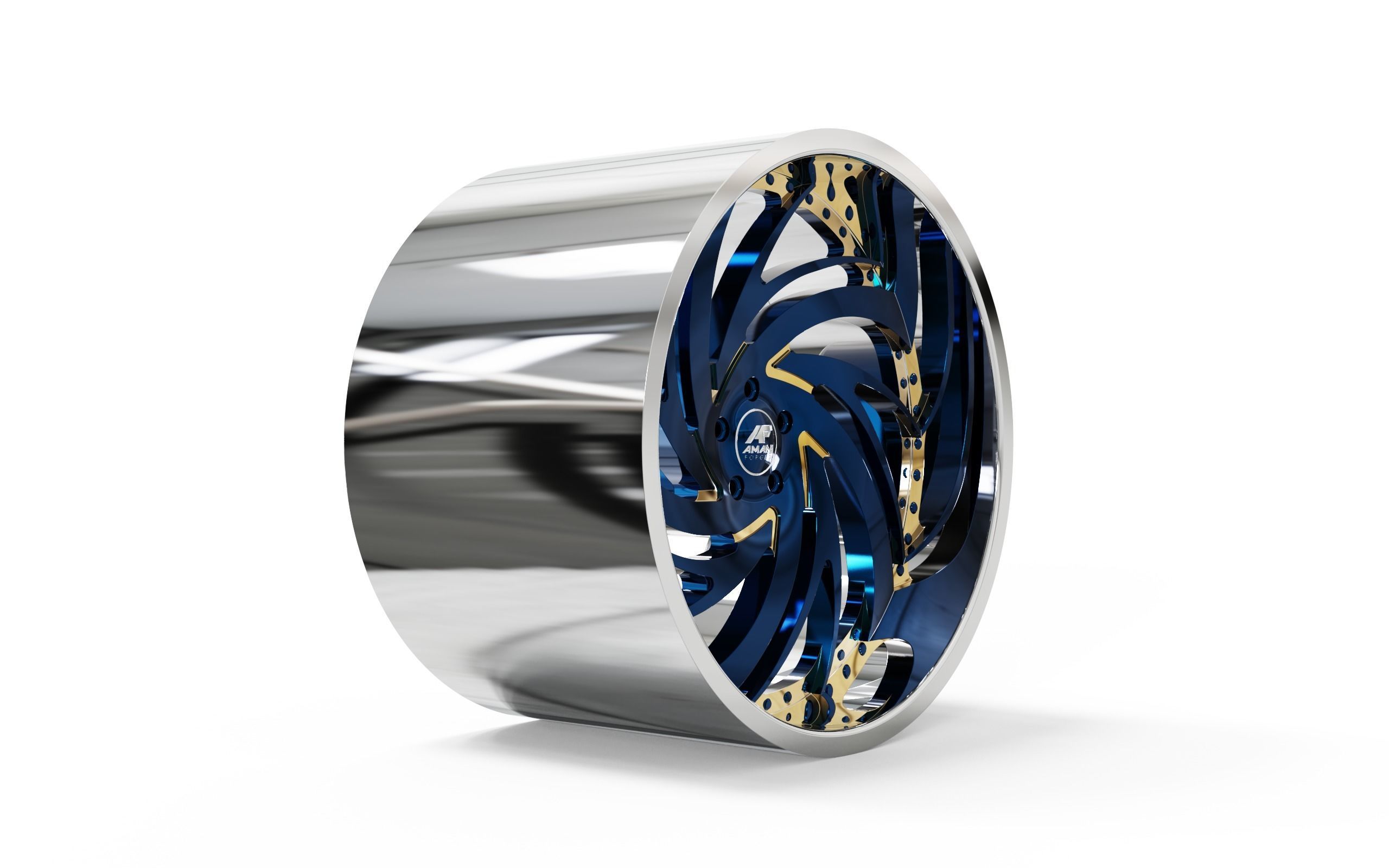 AMANI FORGED Original Quando WHEEL 3D MODEL 3D print model_7