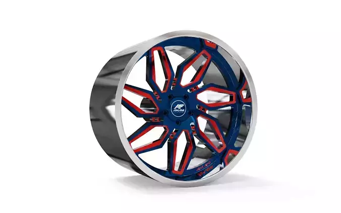 AMANI FORGED Original Smoked WHEEL 3D MODEL