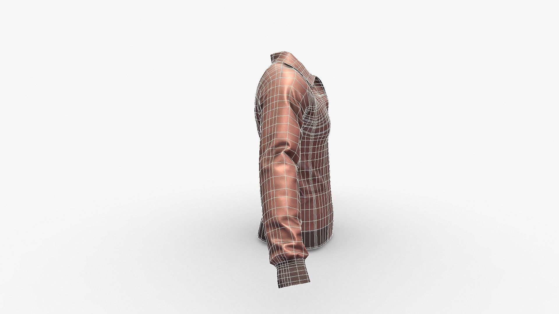 Leather Jacket Low-poly 3D model_18