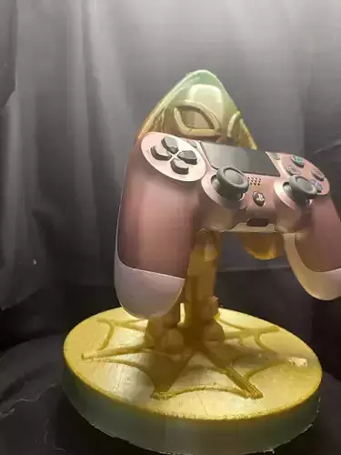 Chibi Spider-Gwen joystick and phone holder 3D print model