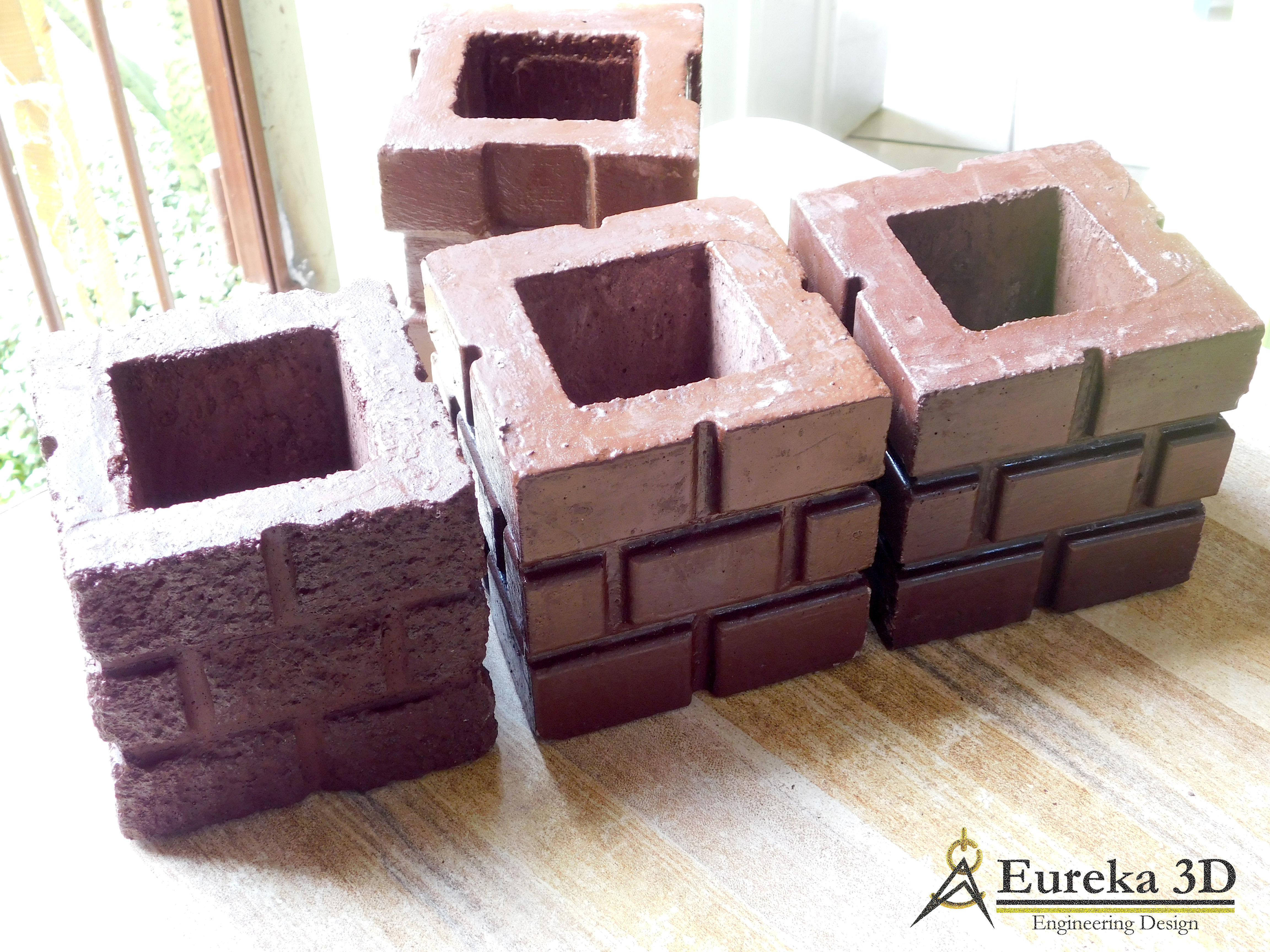 POT MOLD SUPER MARIO BRICK BLOCK 3D print model_7