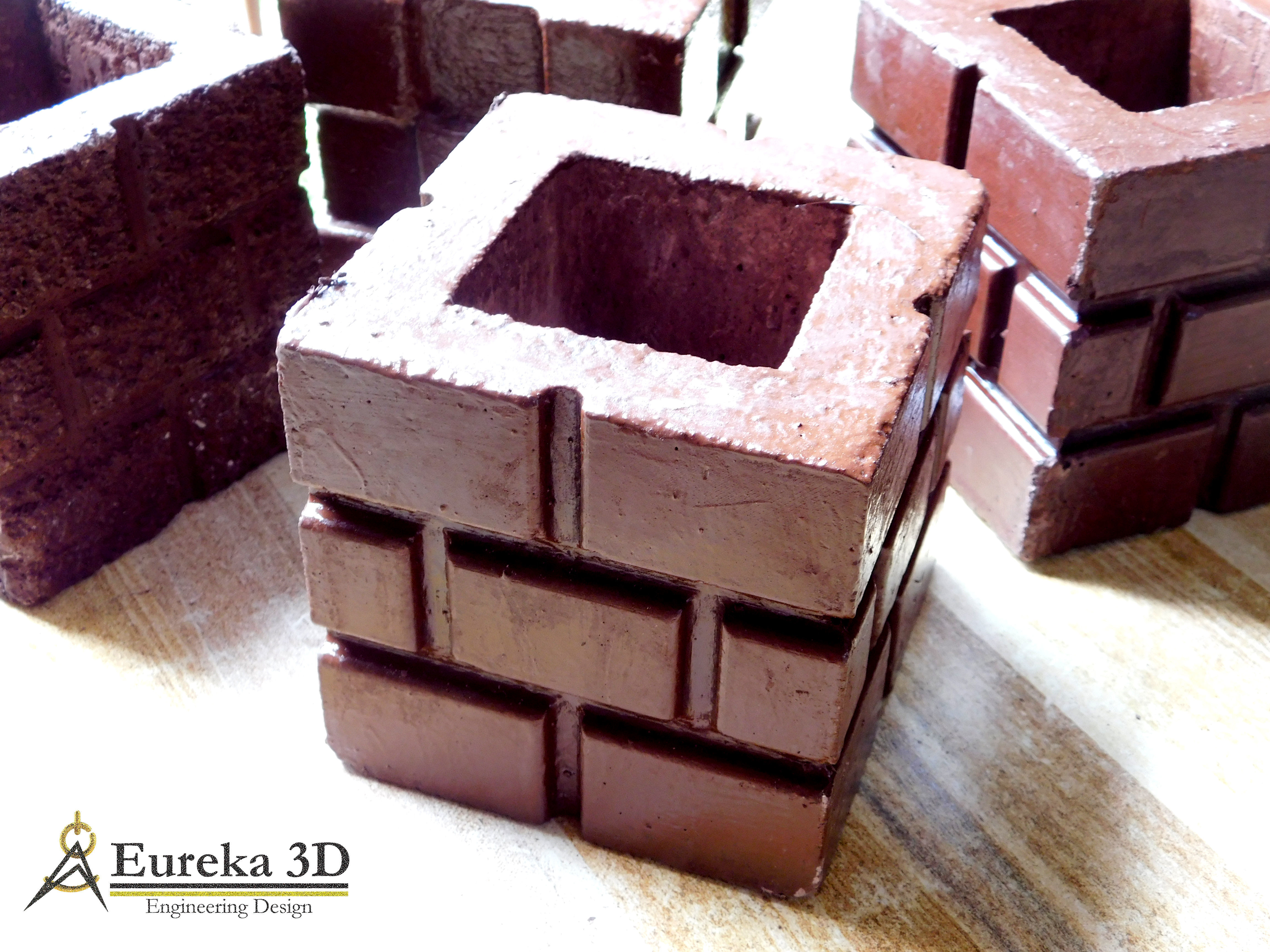 POT MOLD SUPER MARIO BRICK BLOCK 3D print model_9