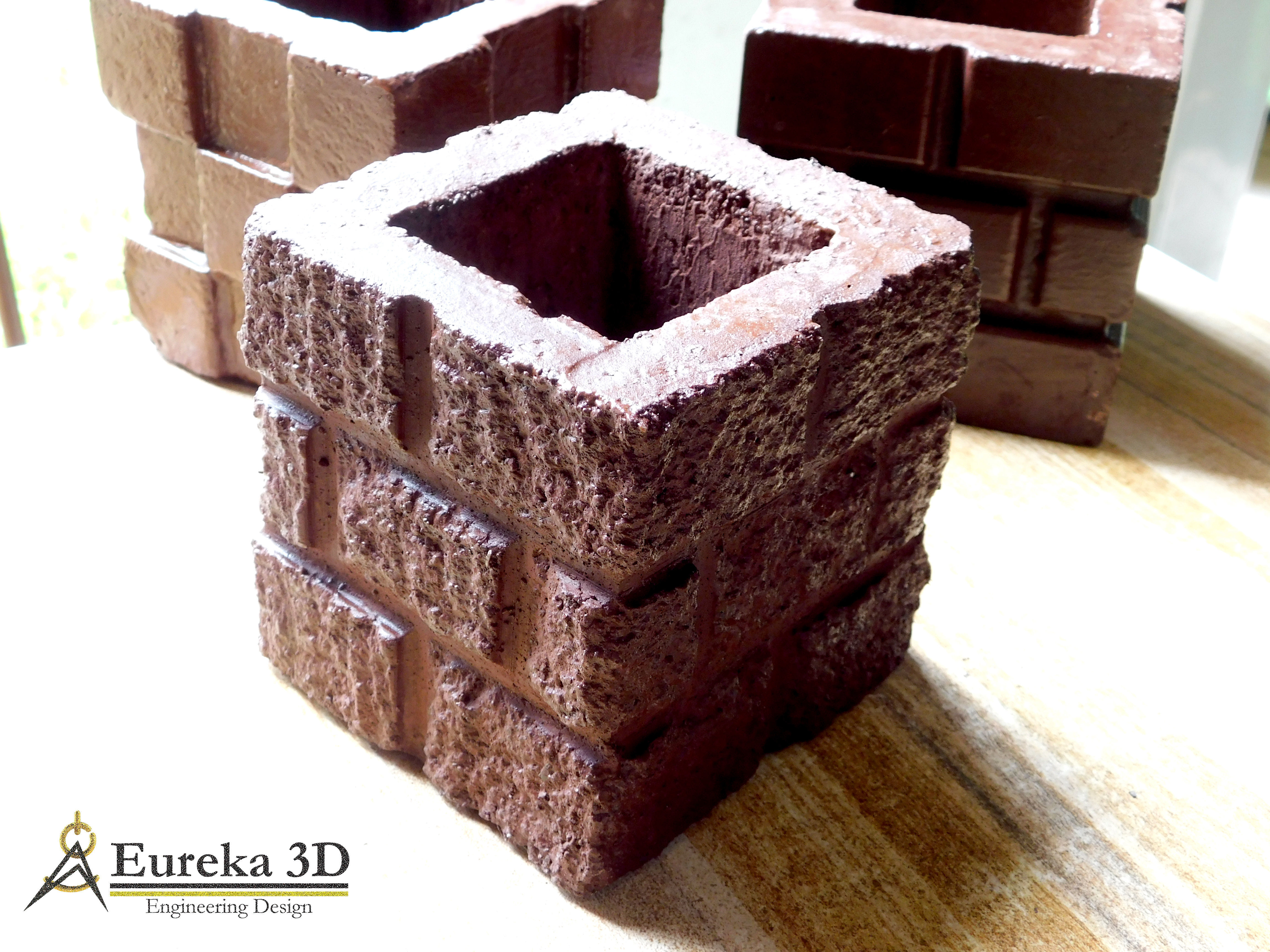 POT MOLD SUPER MARIO BRICK BLOCK 3D print model_12