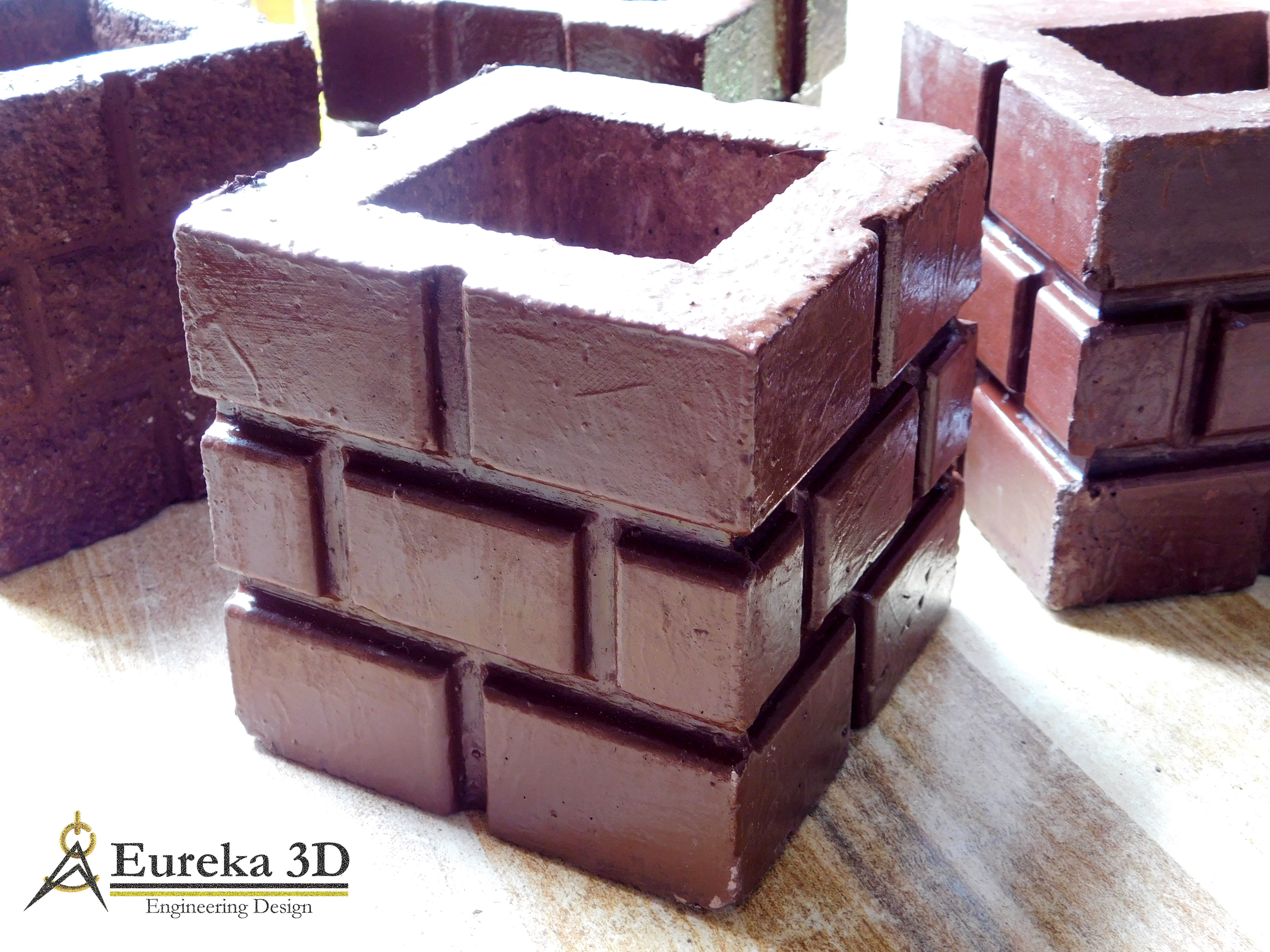 POT MOLD SUPER MARIO BRICK BLOCK 3D print model_10