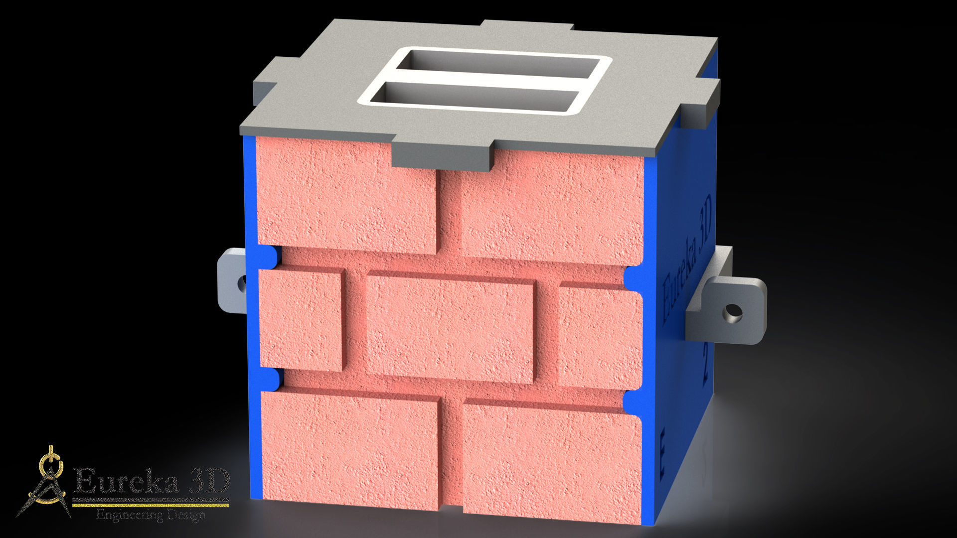 POT MOLD SUPER MARIO BRICK BLOCK 3D print model_21