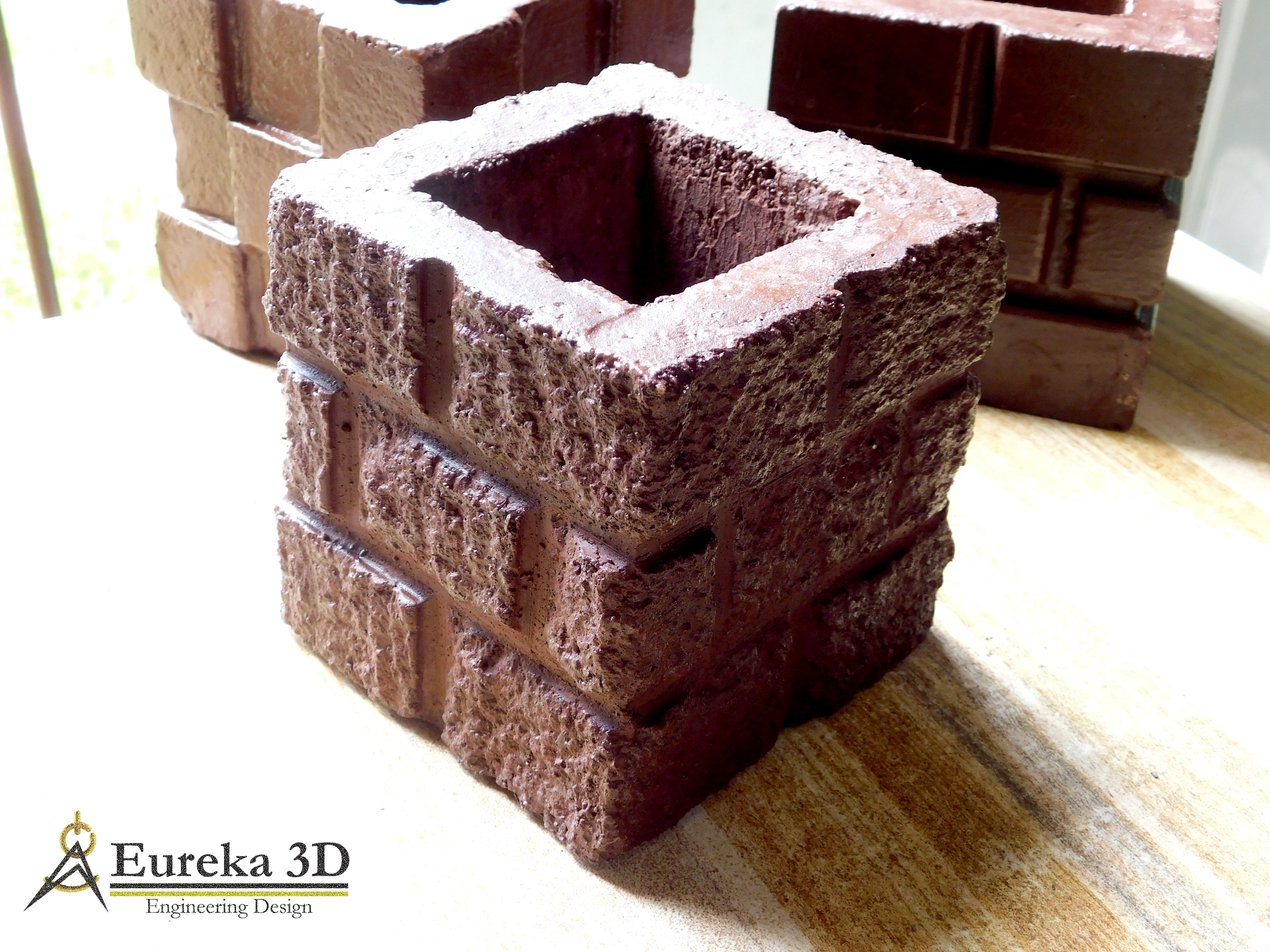 POT MOLD SUPER MARIO BRICK BLOCK 3D print model_6