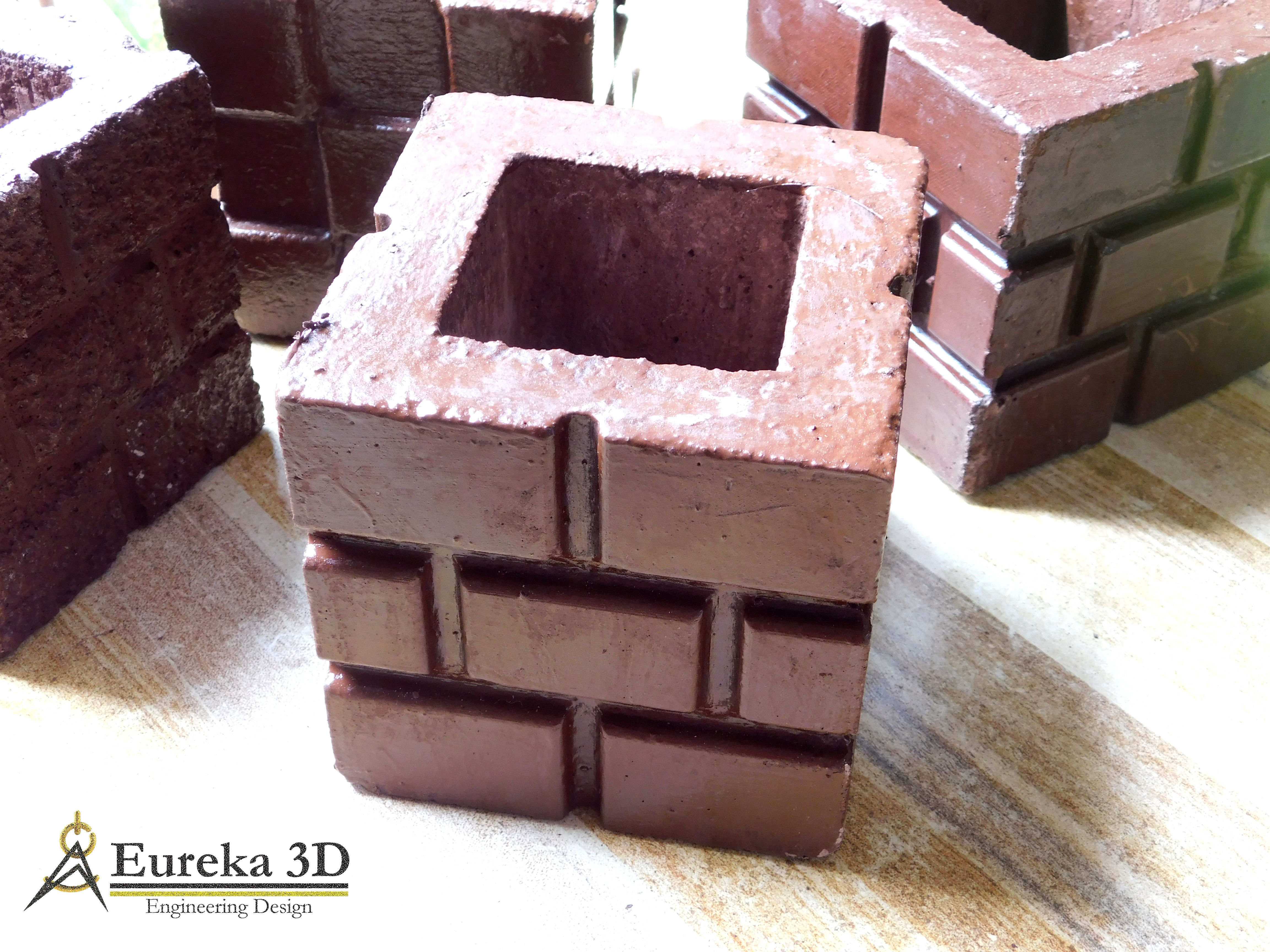 POT MOLD SUPER MARIO BRICK BLOCK 3D print model_15