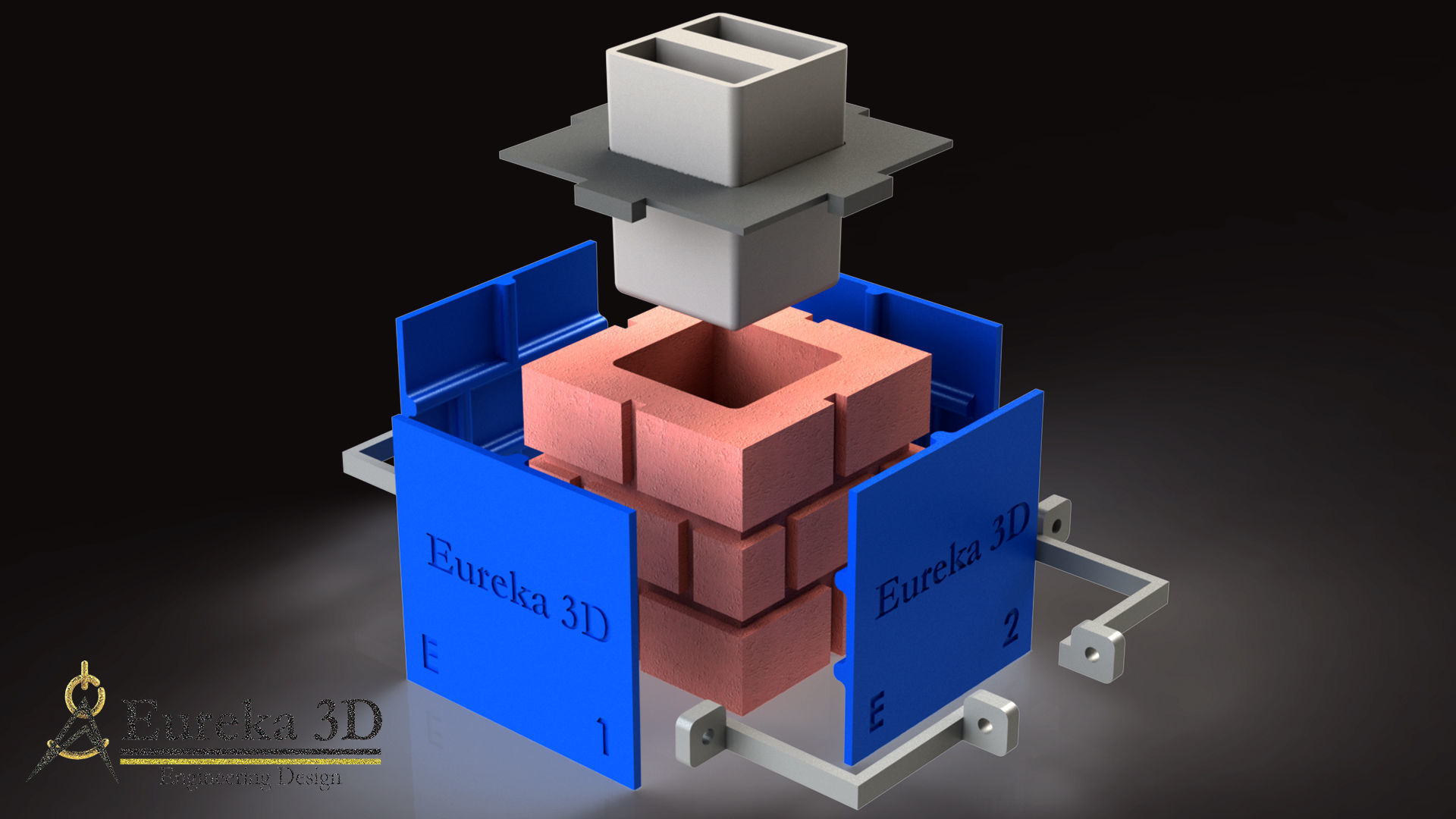 POT MOLD SUPER MARIO BRICK BLOCK 3D print model_19