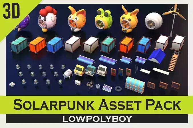 Solarpunk Asset Pack