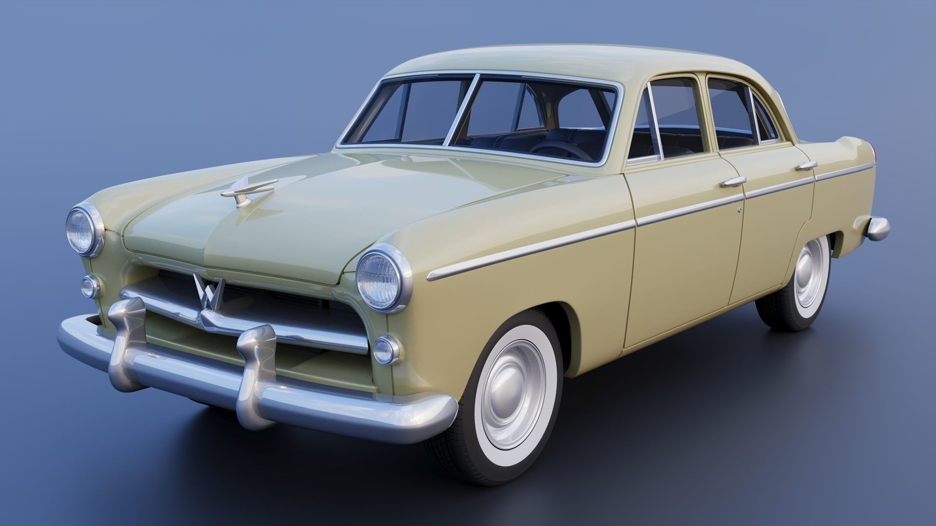 WILLYS AERO 1952 4 Door 3D print model_2