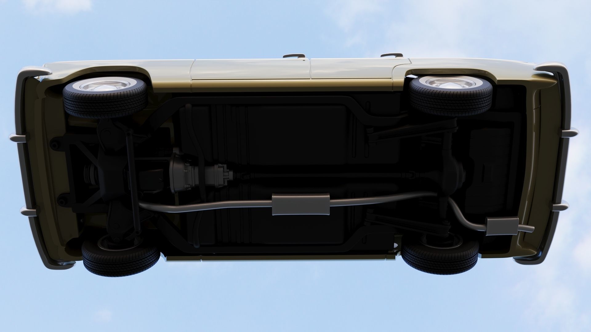 WILLYS AERO 1952 4 Door 3D print model_15