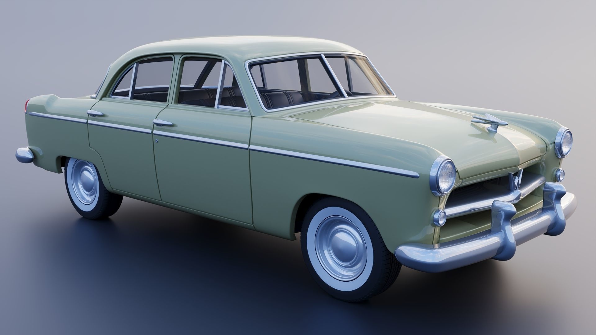 WILLYS AERO 1952 4 Door 3D print model_9