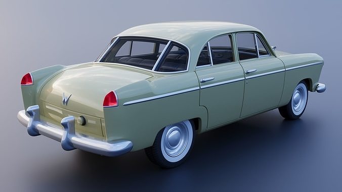 WILLYS AERO 1952 4 Door 3D print model 7