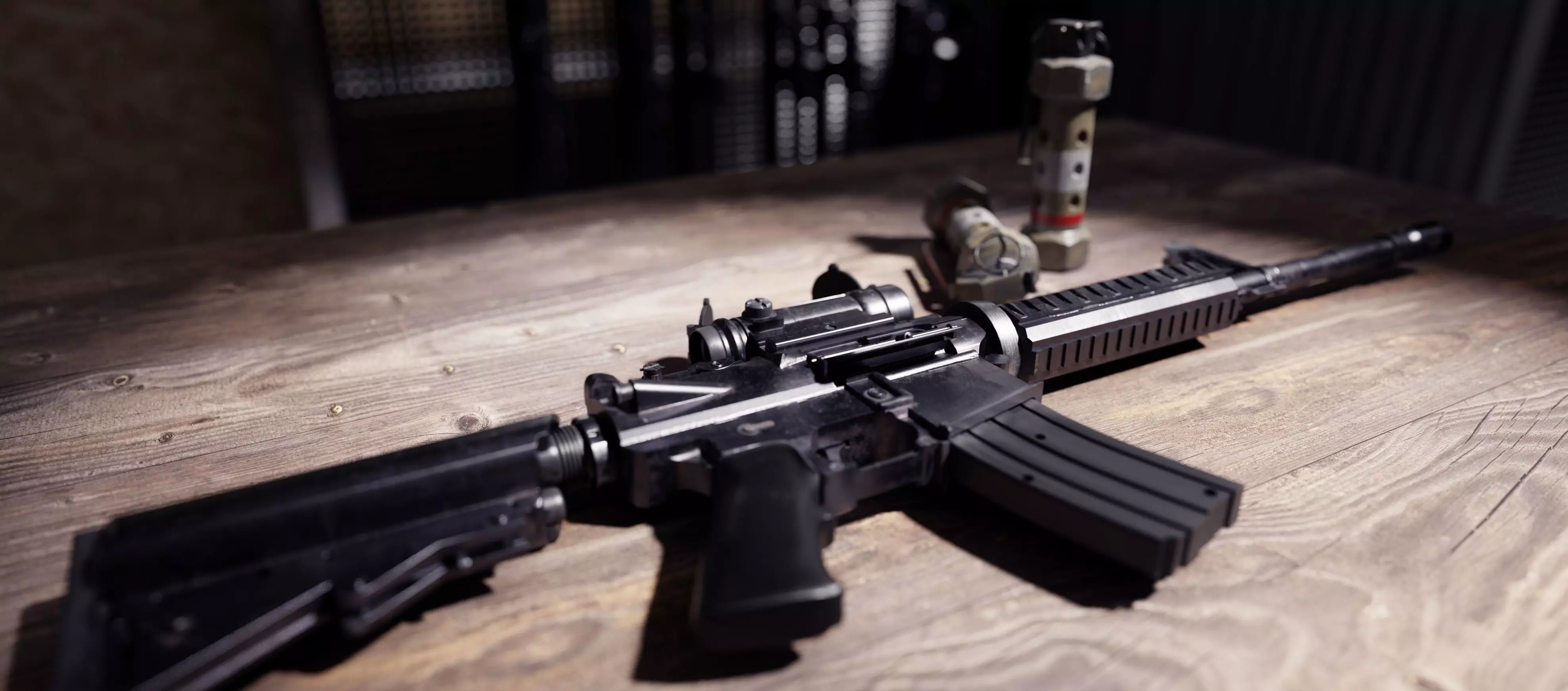 M4 rifle Free low-poly 3D model