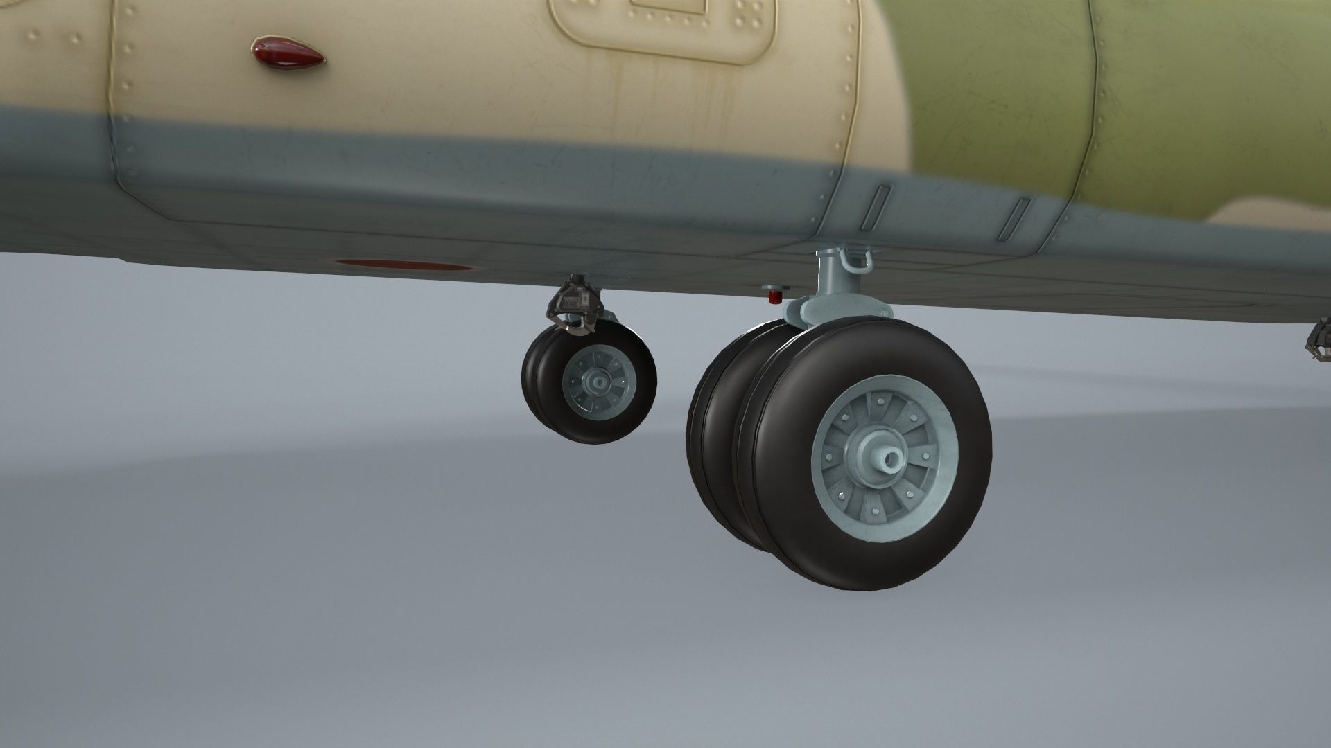 CH-47J Chinook JASDF Complex Animation Low-poly 3D model_14