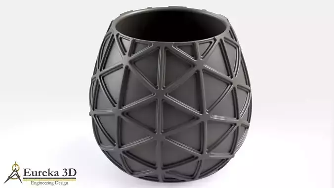 TRINAGULAR POT AND DODECAHEDRON POT 3D print model