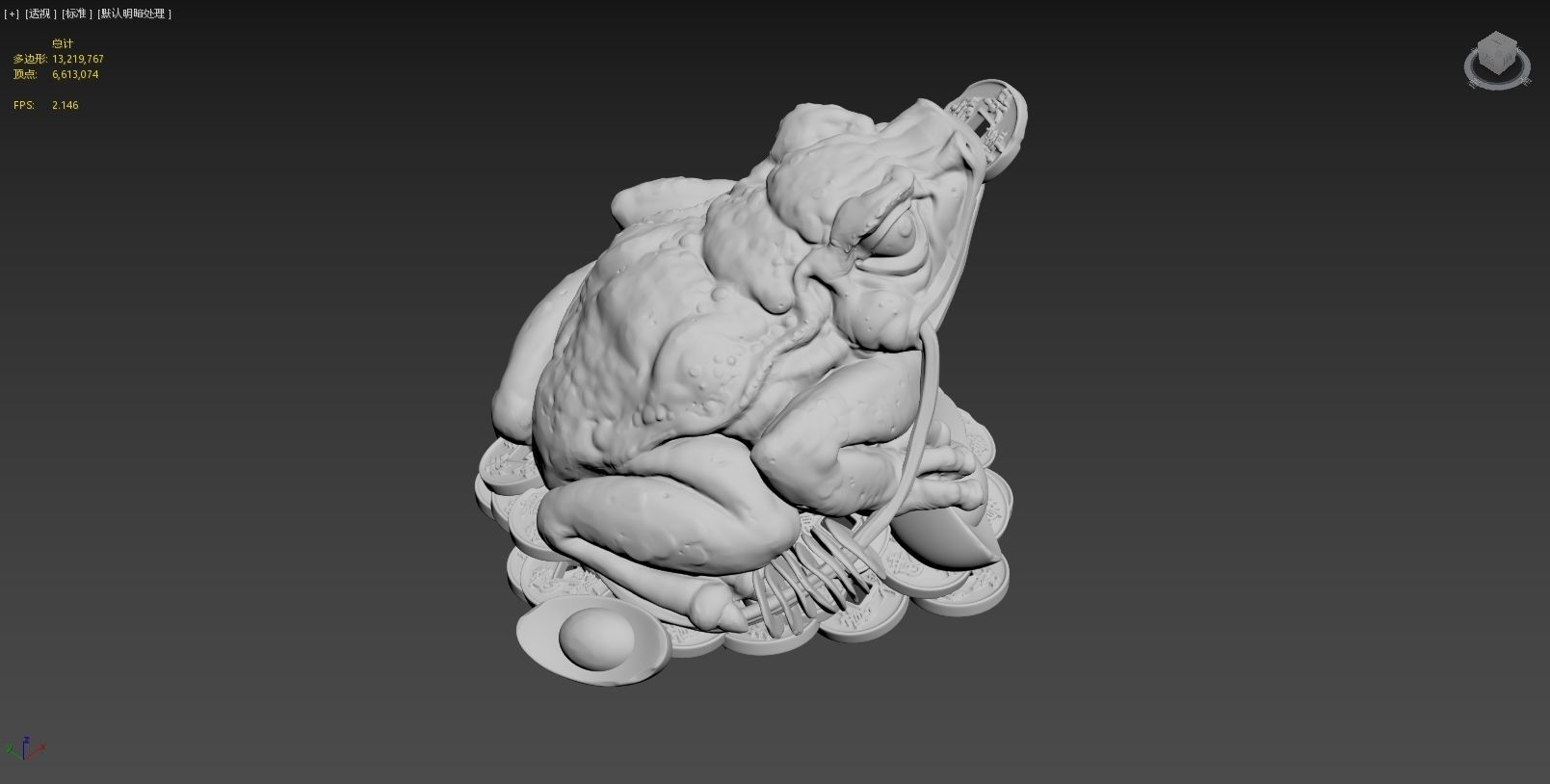 ToadanimalDivine Beastprime modulus 3D model_4