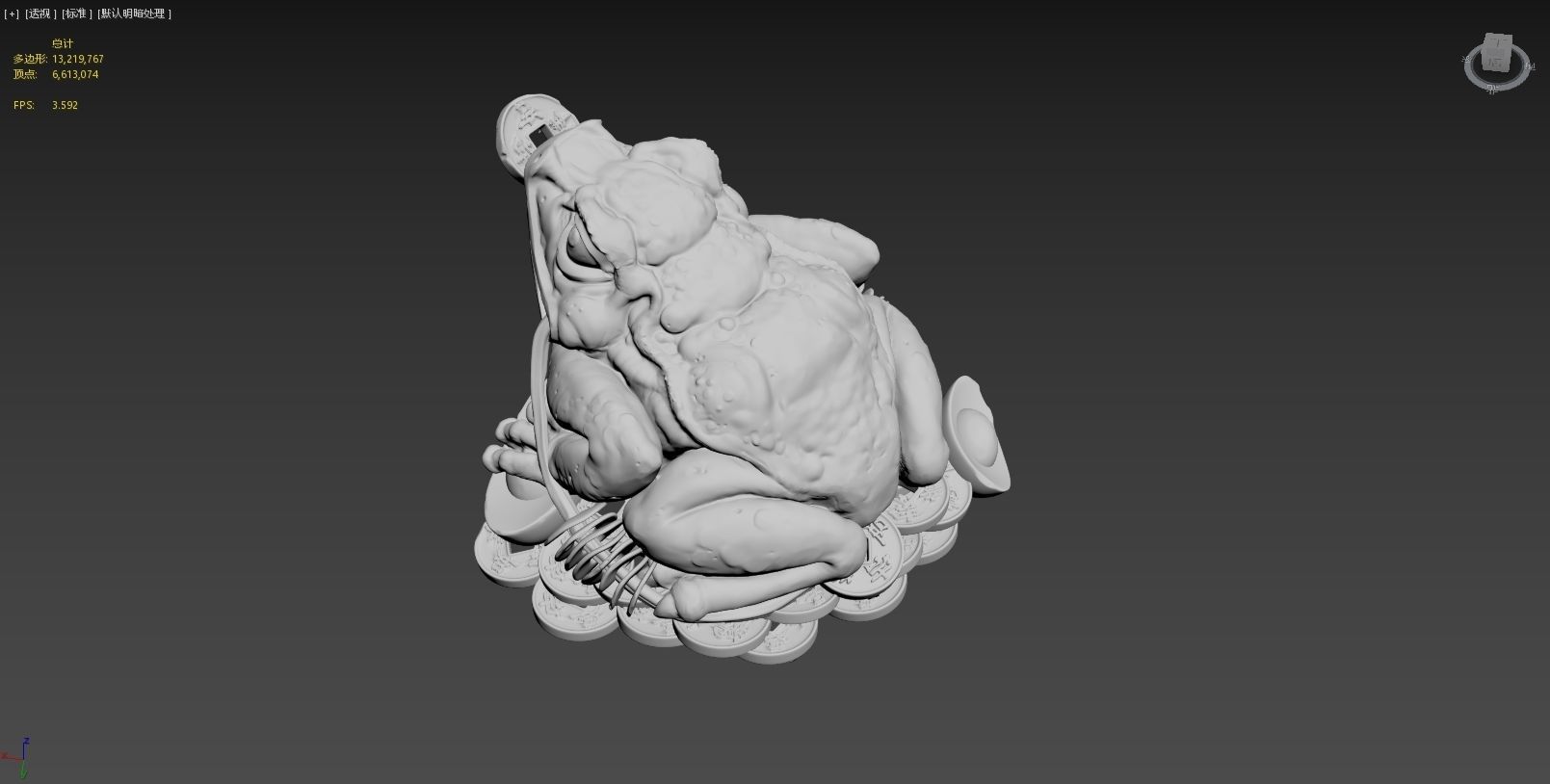 ToadanimalDivine Beastprime modulus 3D model_2