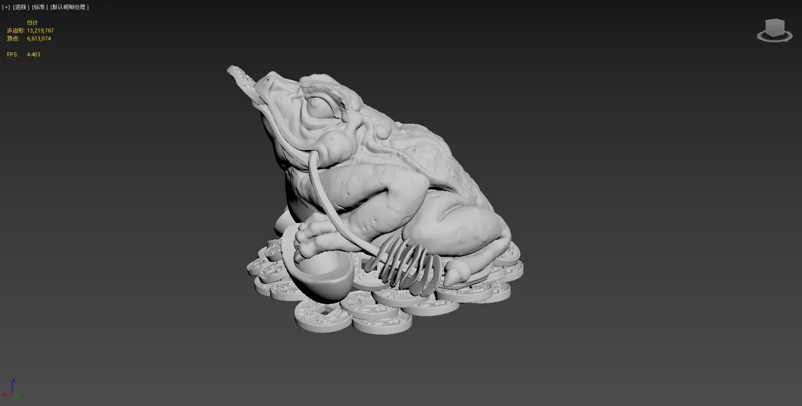 ToadanimalDivine Beastprime modulus 3D model_0