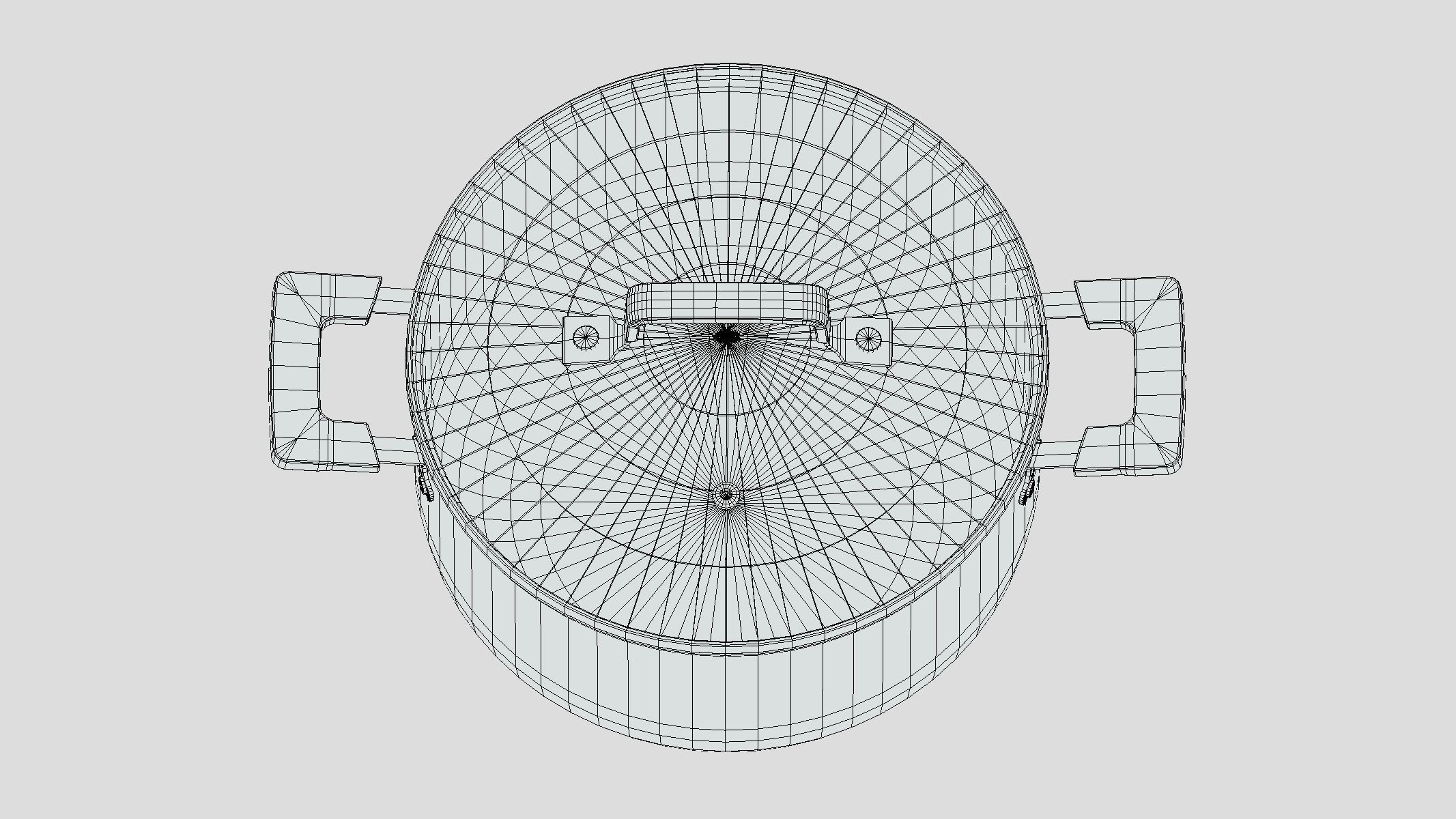6 quart Dutch Oven with lid Low Poly PBR Low-poly 3D model_5