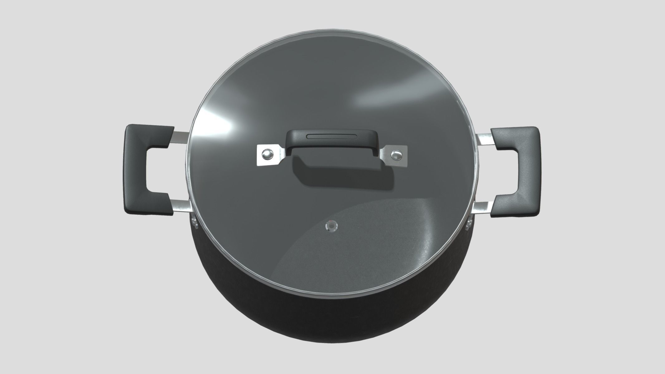 6 quart Dutch Oven with lid Low Poly PBR Low-poly 3D model_4