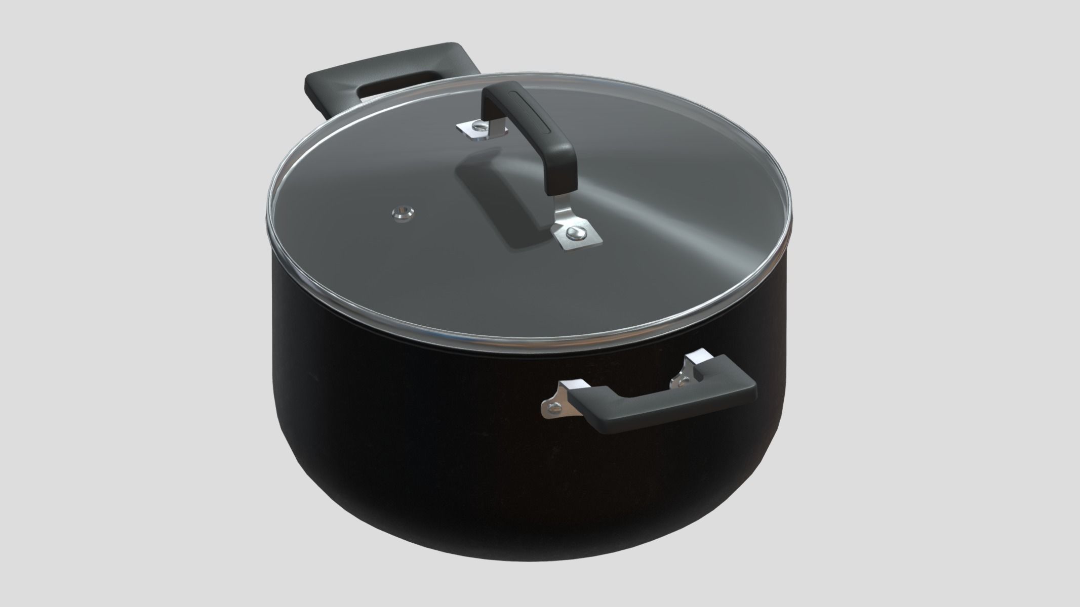 6 quart Dutch Oven with lid Low Poly PBR Low-poly 3D model_6