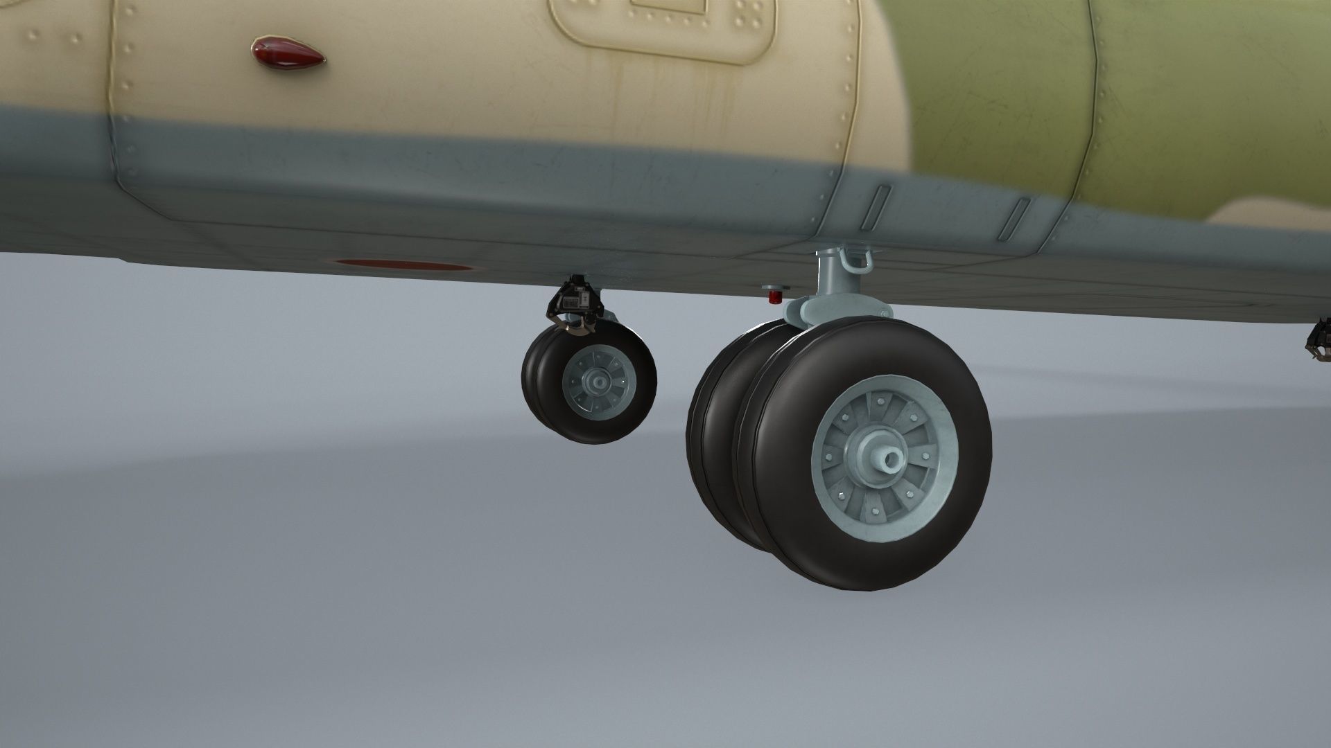 CH-47J Chinook JASDF Static Low-poly 3D model_13