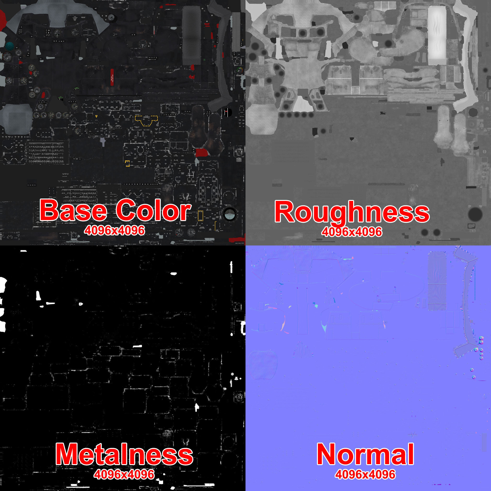 CH-47J Chinook JASDF Static Low-poly 3D model_45