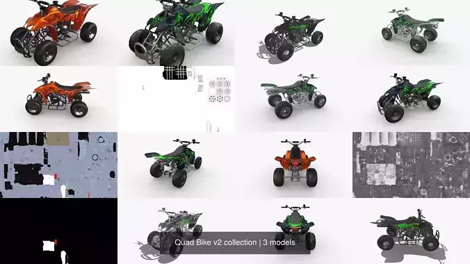 Quad Bike v2 collection 