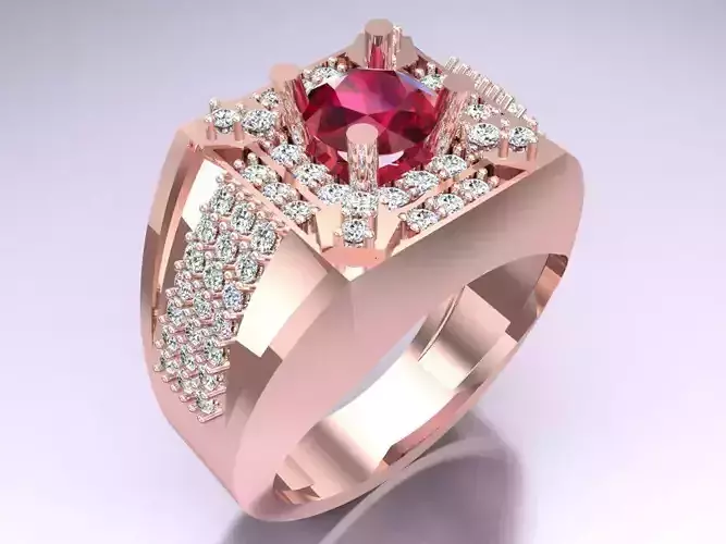 Diamond Ring - Mens Rings - N129316