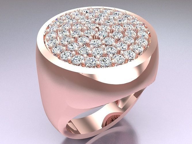 Diamond Ring - N121908 - V04 3D print model