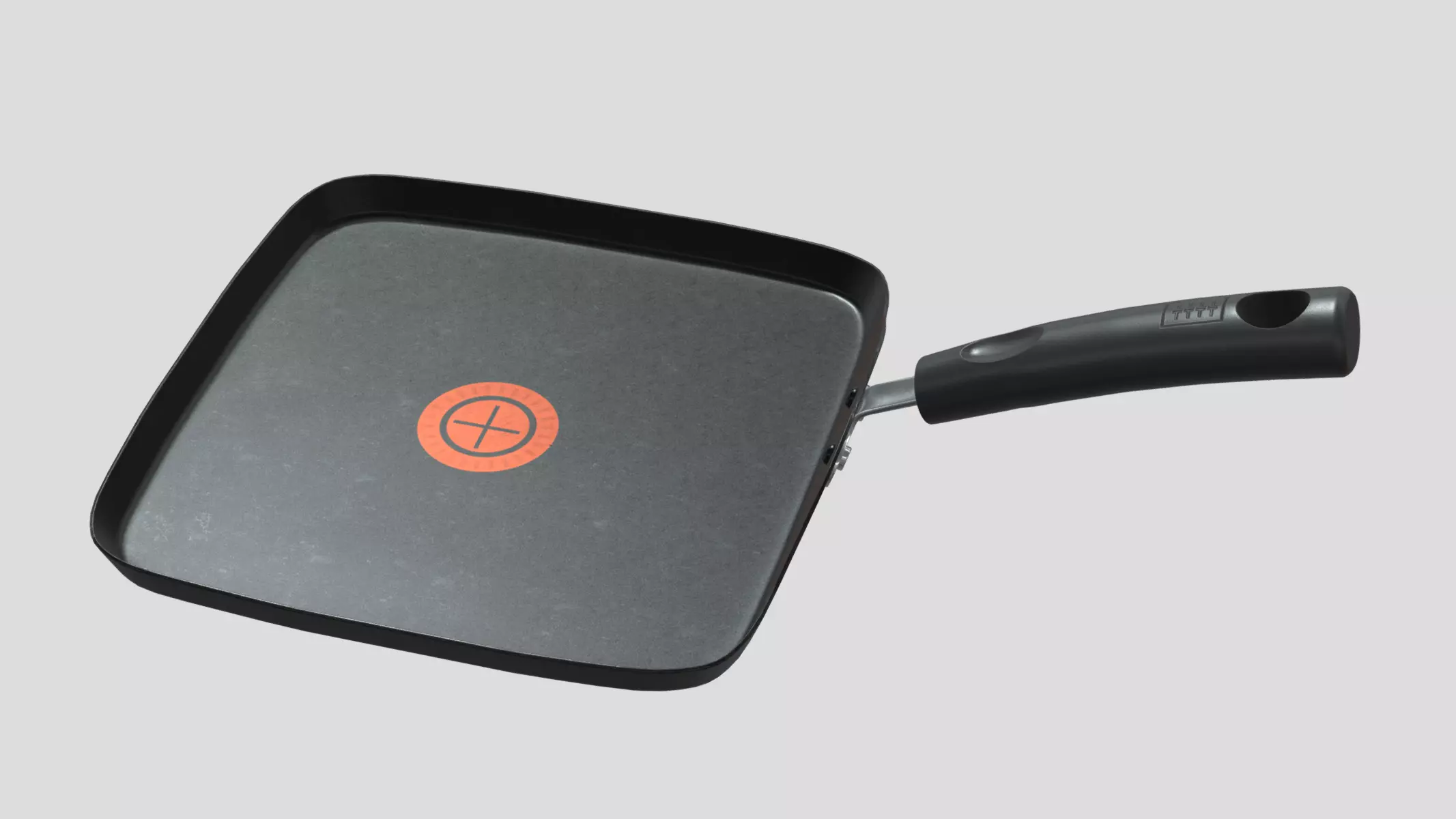 10 Inch Griddle Low Poly PBR Low-poly 3D model