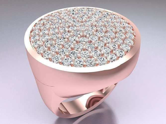 Diamond Ring - N121908 V03 3D print model