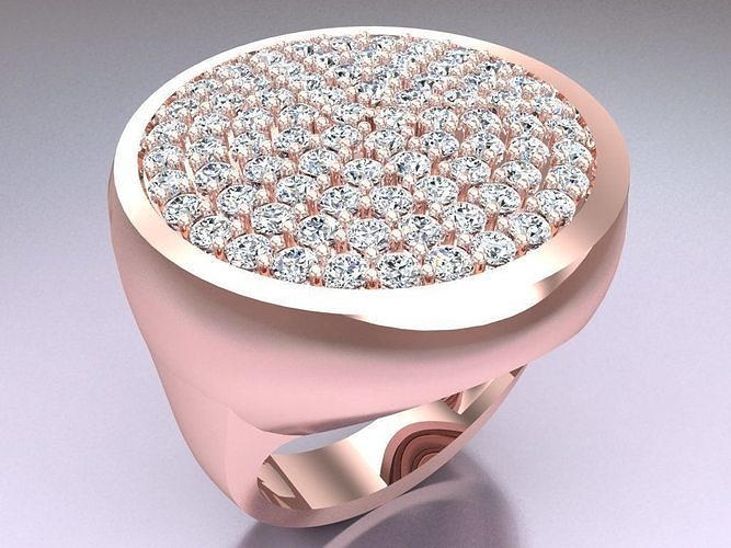 Diamond Ring - N121908 - V06 3D print model