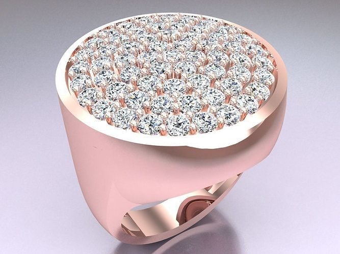 Diamond Ring - N121908 - V05 3D print model