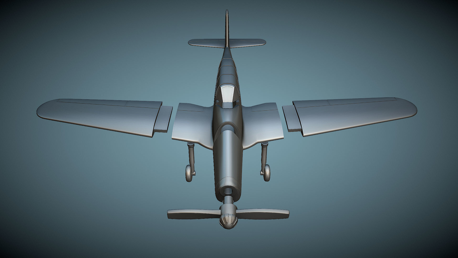 Arado Ar-96 - 3D Printable Model 3D print model_5