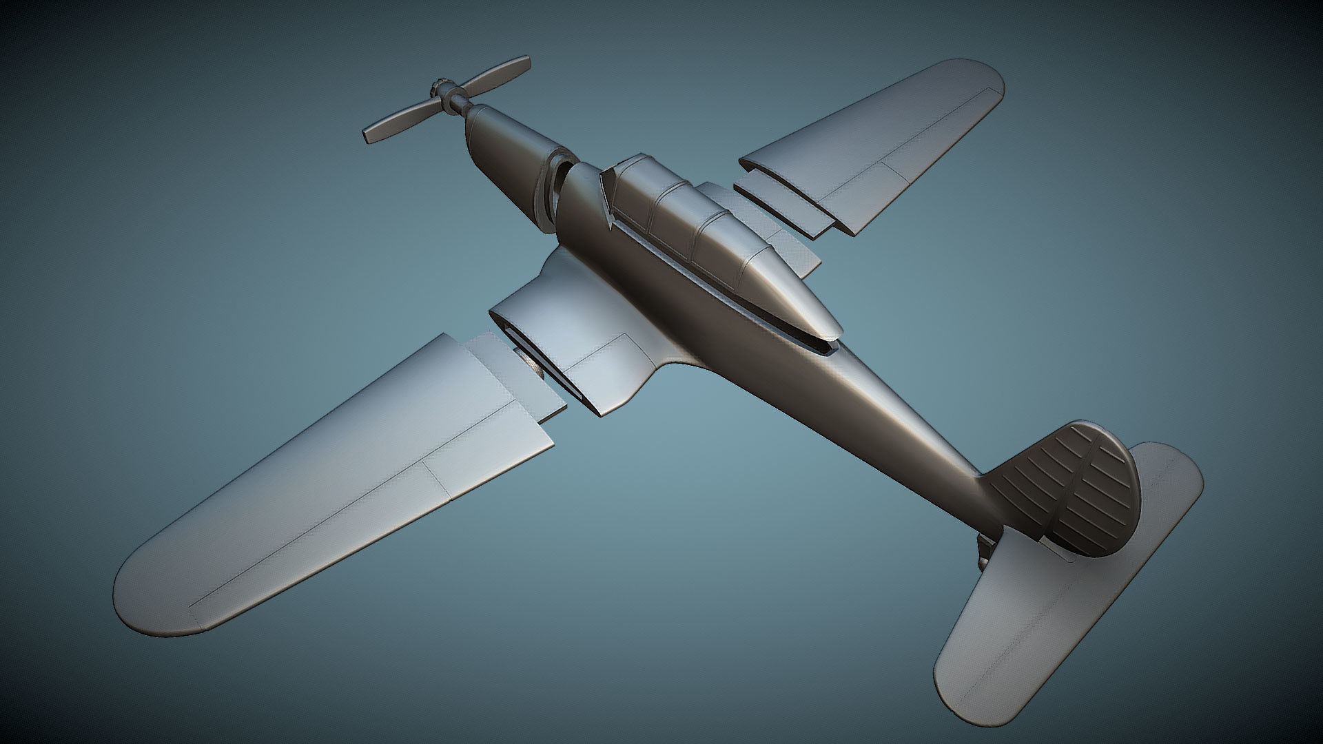 Arado Ar-96 - 3D Printable Model 3D print model_2