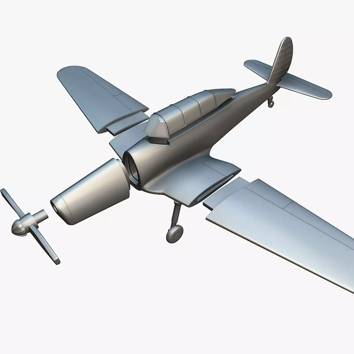 Arado Ar-96 - 3D Printable Model 3D print model_0