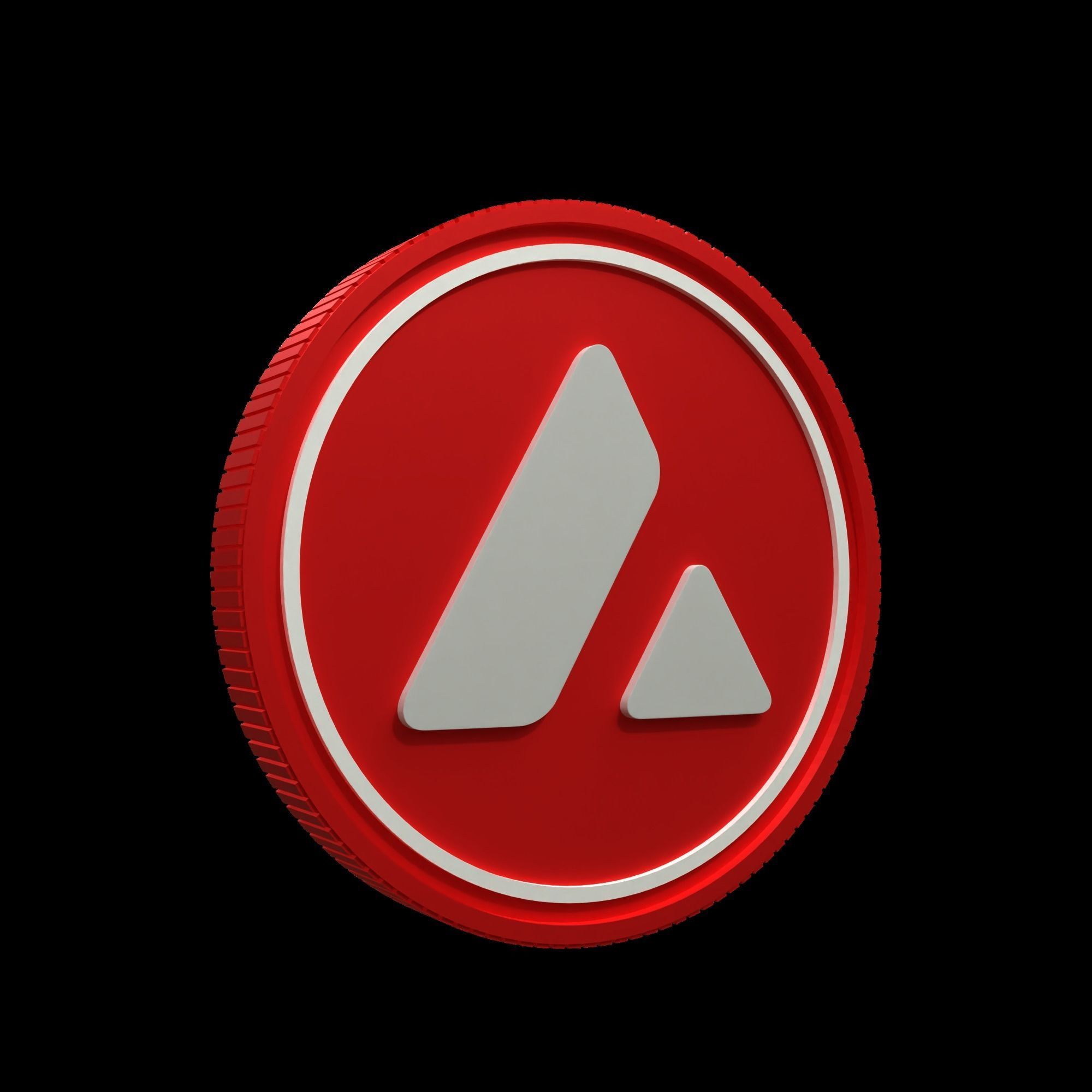 Avalanche Coin 3D Model 3D model_3