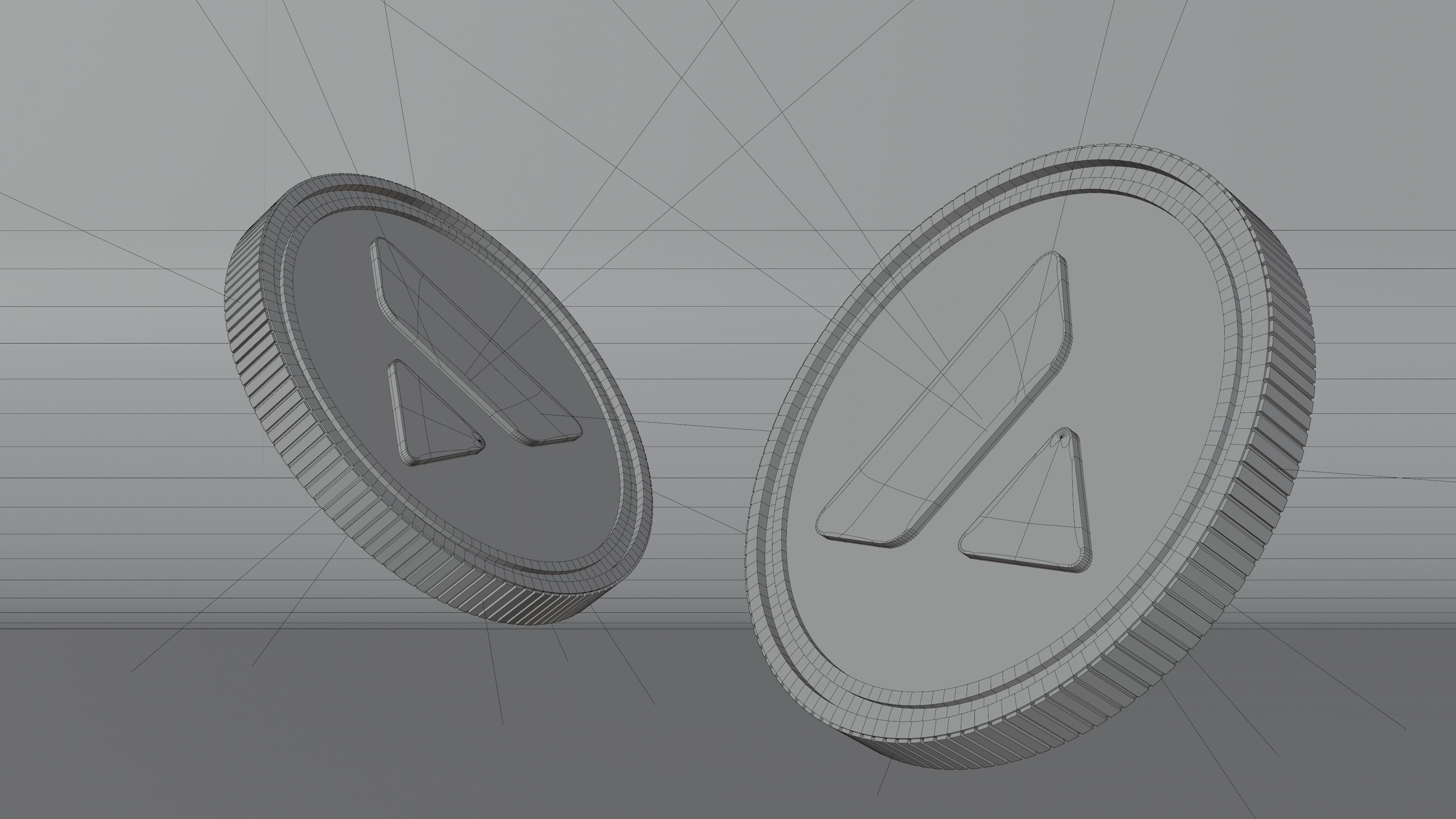 Avalanche Coin 3D Model 3D model_2