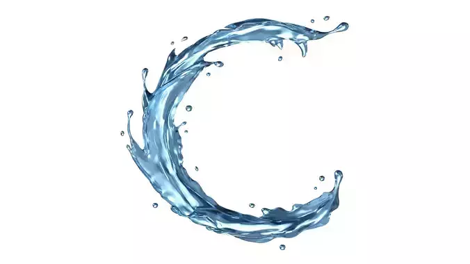 Water Splash 06 3D model