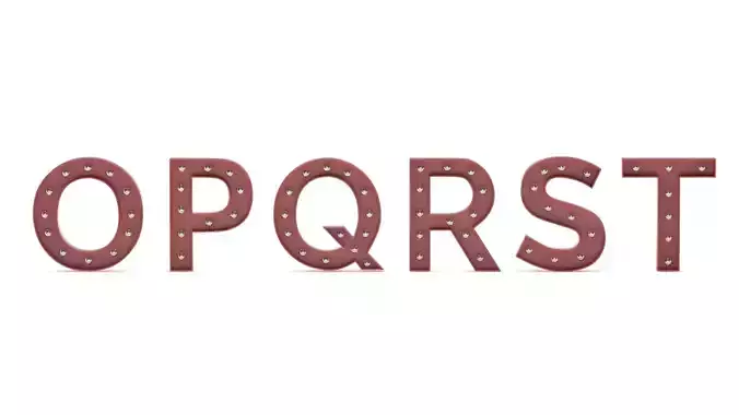 Alphabet Light Bulbs O-T