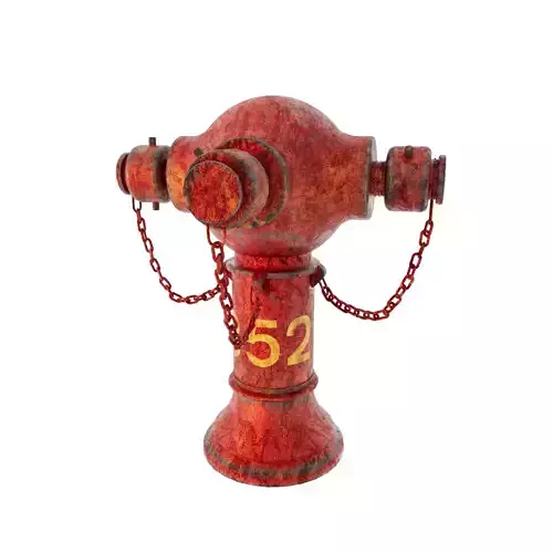 Hong Kong Fire Hydrant 3D model