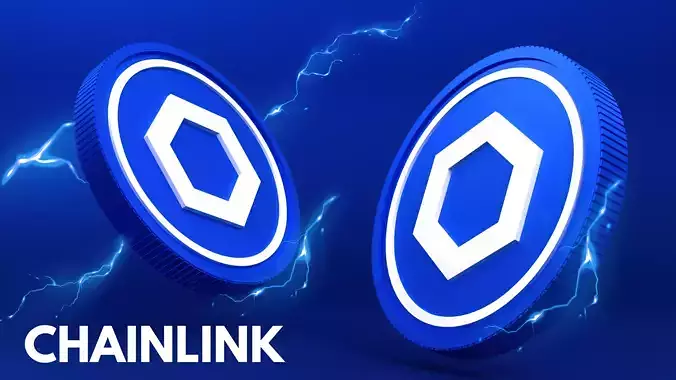 Chainlink Coin 3D Model