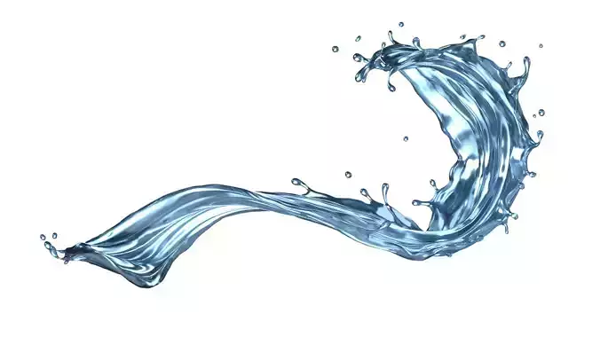 Water Splash 08 3D model