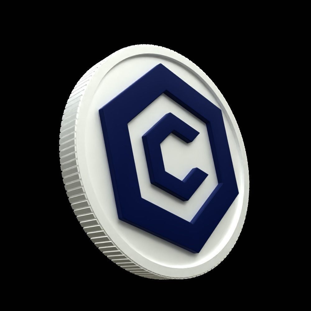 Cronos Coin 3D Model 3D model_3