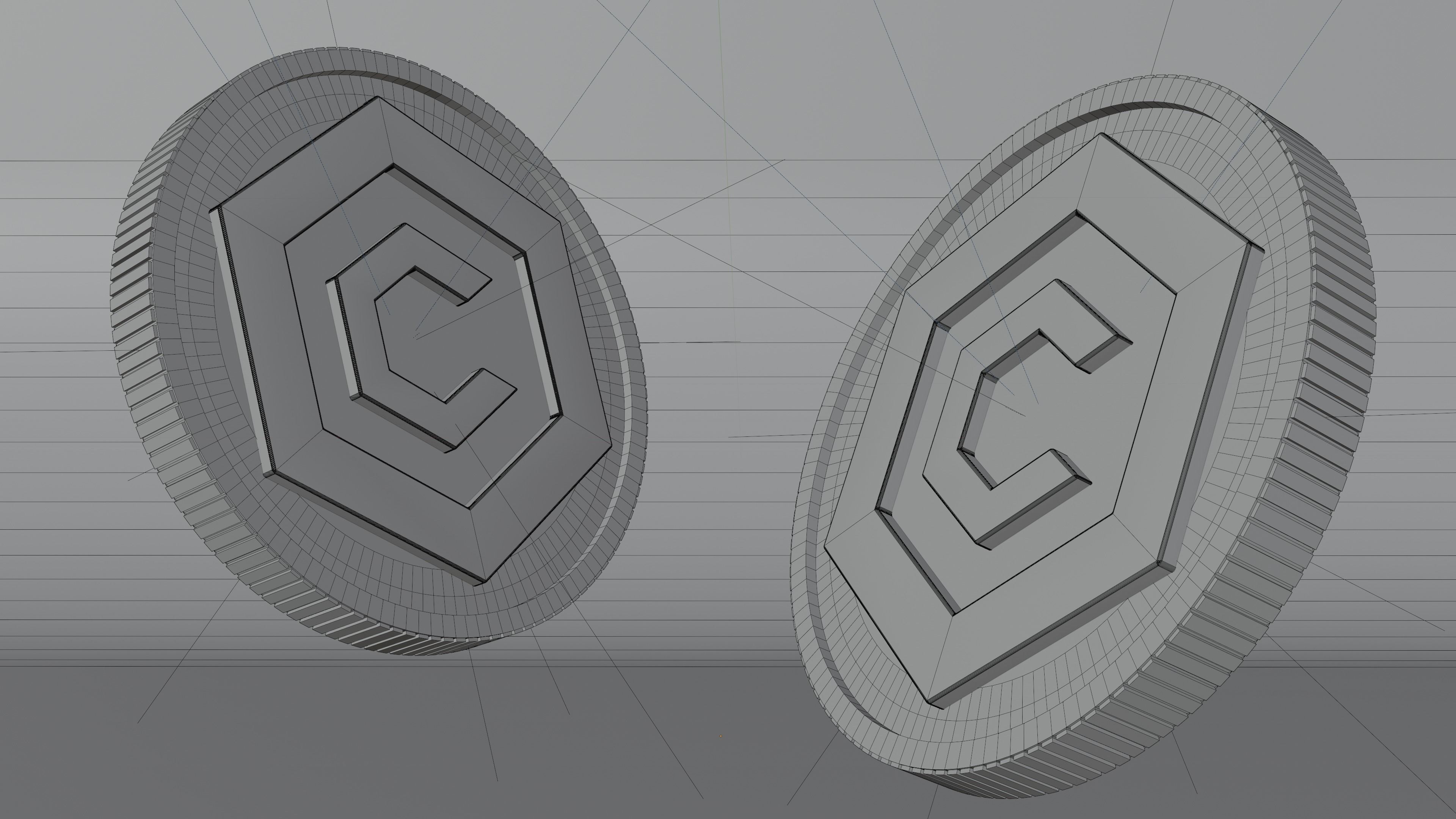 Cronos Coin 3D Model 3D model_2