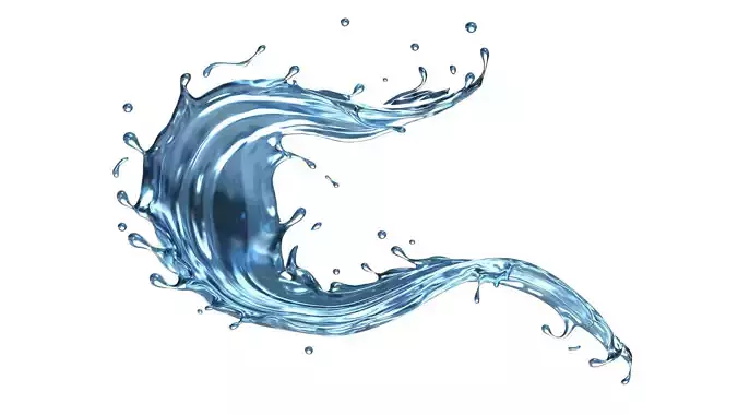 Water Splash 09 3D model